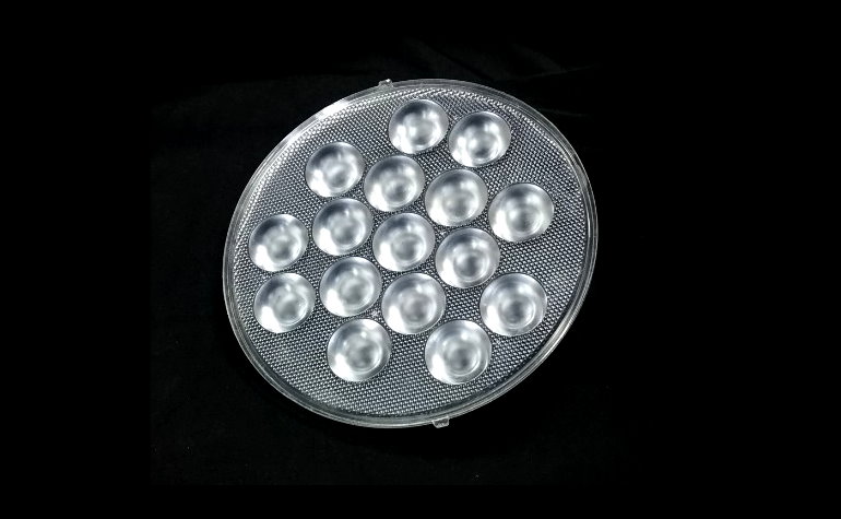 SA CHEN STEEL MOLD - Transparent Parts Injection Molding - Optics LED Lens 