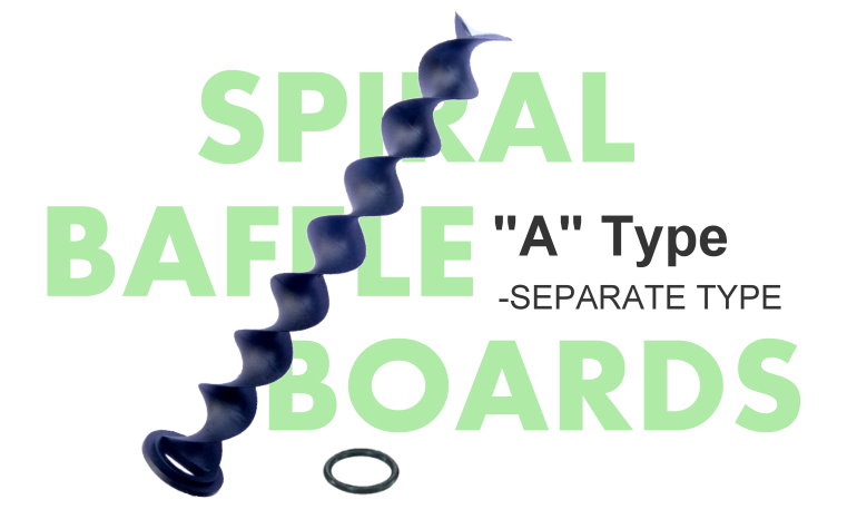 SPIRAL BAFFLE BOARDS - A Type Tube - Original factory